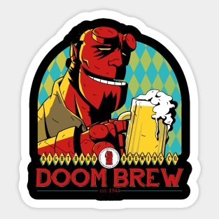 Right Hand Doom Brew Sticker
